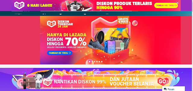 Berburu diskon di festival belanja Lazada 1111