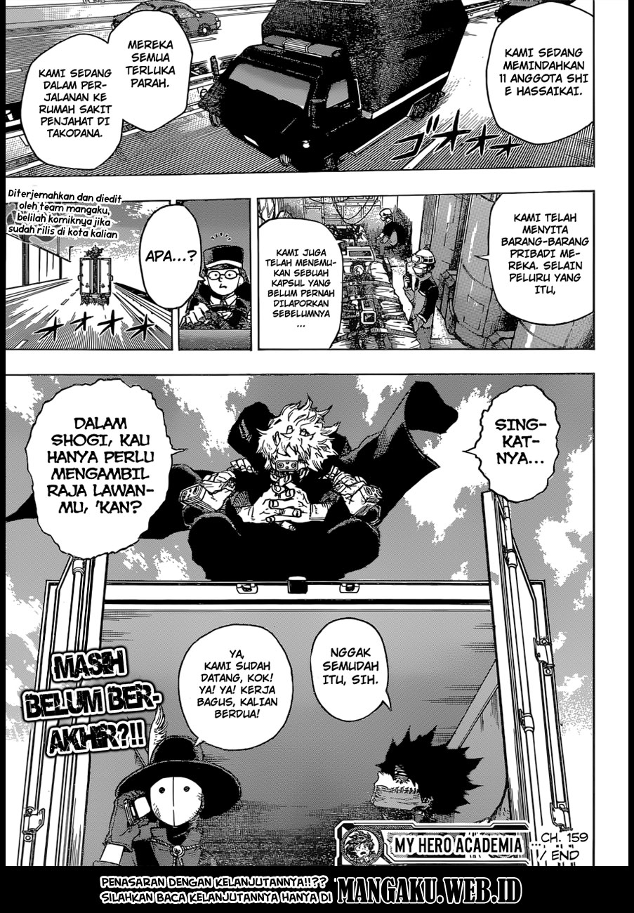 My Hero Academia Chapter 159 Indo Sub-Spoiler Boku no Hero Academia Chapter 160-Mangajo 161