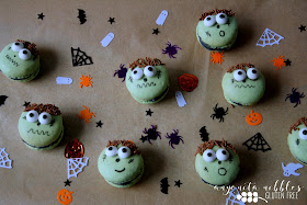 Bring your Halloween party table to life with these fun Frankenstein macarons | Anyonita Nibbles