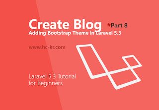 Adding Bootsrtap Theme in Laravel 5.3