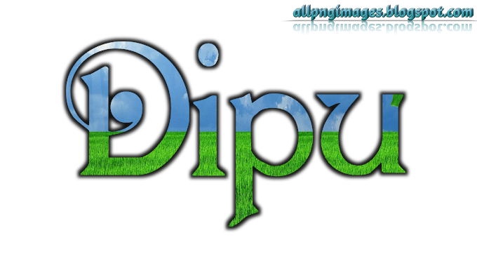 Dipu 3D name PNG image