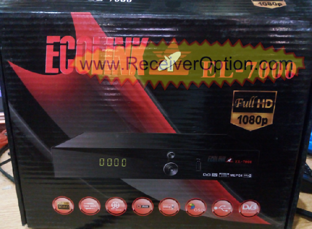 ECOLINK EL-7000 HD RECEIVER TEN SPORTS OK NEW SOFTWARE