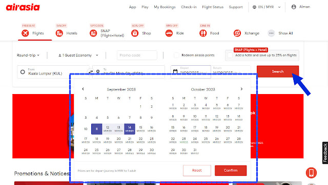 Cara Beli Tiket Kapal Terbang Air Asia Secara Online