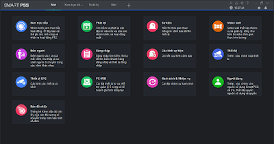 giao diện phần mềm Smartpss 