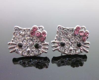 Accesorios Hello Kitty - aros y anillos con cristales swaroski