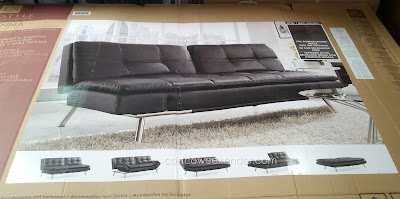 Lifestyle Solutions Ravenna Euro Lounger features leather material