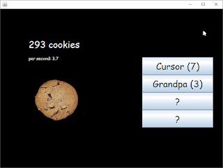 [Java Code Sample] Create Cookie Clicker Game