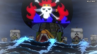 ワンピースアニメ キッド海賊団 海賊船 ヴィクトリアパンク号  | ONE PIECE Kid Pirates Victoria Punk