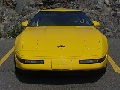 Yellow Chevrolet Corvette One more photo of it