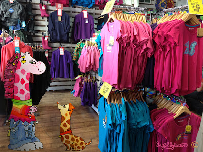 Necky Becky visits Mountain Warehouse Clacton Factory Outlet - Stand Tall for Giraffes - Ingrid Sylvestre