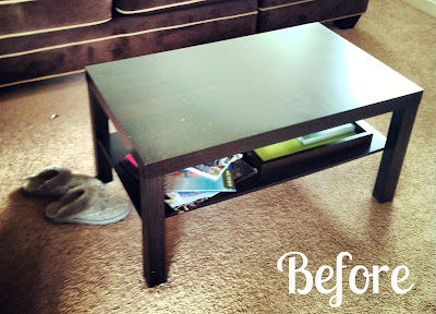 IKEA Coffee Table Makeover