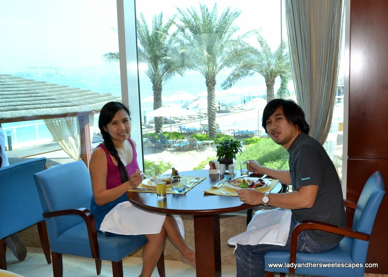lunch date at Al Murjan in Oceanic Hotel