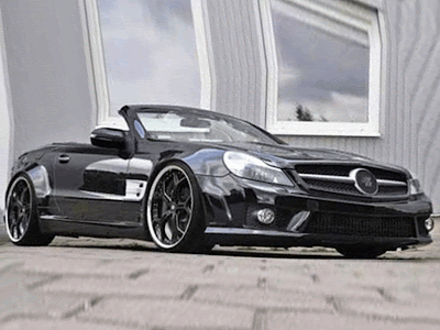The Prior Design MercedesBenz SL R230 comes with a front spoiler with large