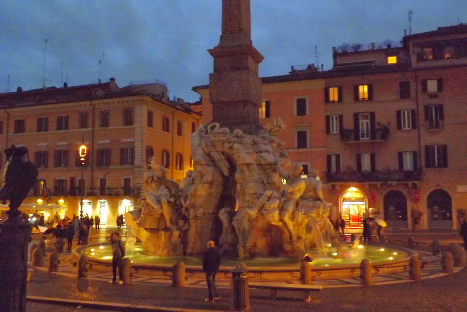 Piazza Navona Rzym fontanna