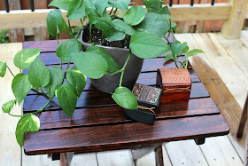 refinished deck furniture