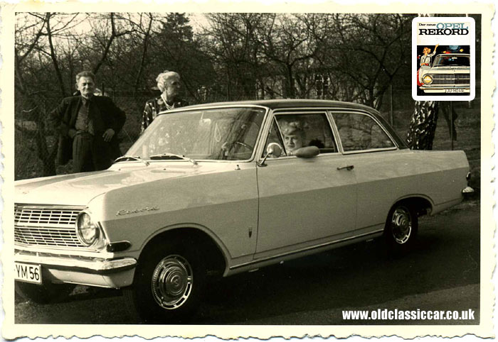 An original photograph of an Opel Rekord Type A