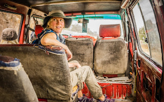 In the van, taken in Addis Ababa, Ethiopia. Tracey Carisch's Operation Awesome Debut Author Spotlight and Emerging First Book