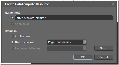 Create DataTemplate Resource