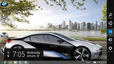 BMW Hybrid i8 2013 Theme For Windows 8