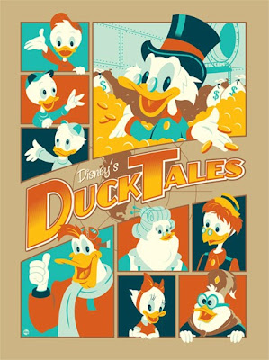 DuckTales Screen Print by Dave Perillo