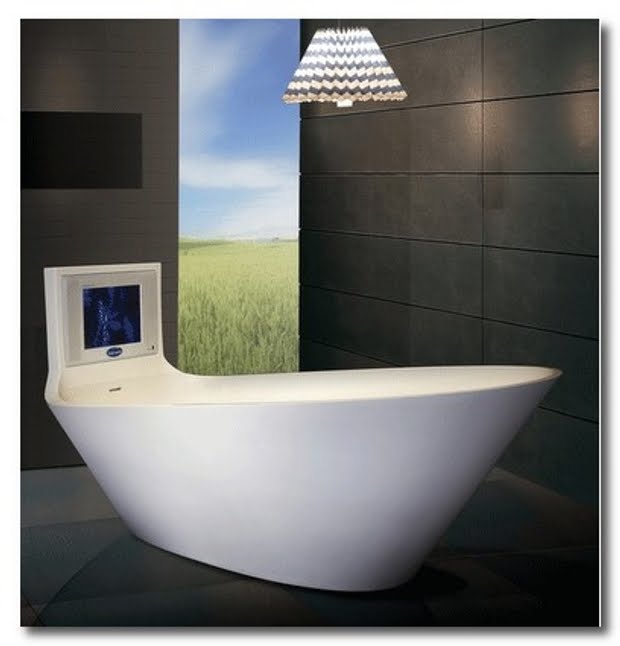 bath with tv by karim rashid