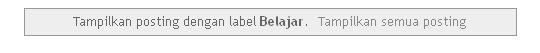 menghilangkan tulisan posting dengan label
