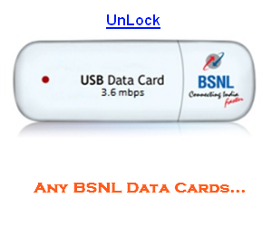 unlock bsnl data card