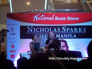 Nicholas Sparks Live in Manila (Philippines) Book Tour Oct 28, 2011