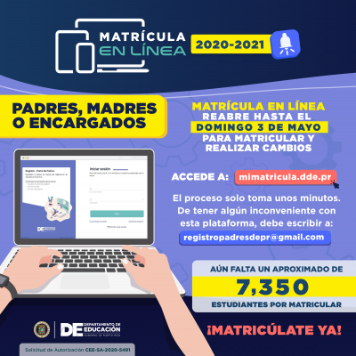 Matrícula en Línea 2020-2021