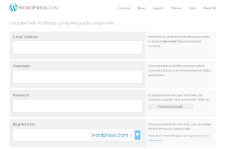 Form pendaftaran WordPress