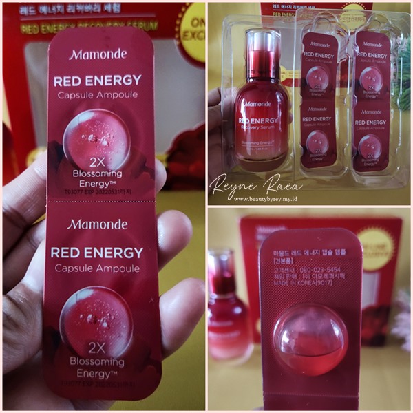 Hasil pemakaian Mamonde Red Energy Recovery Serum and Ampoule