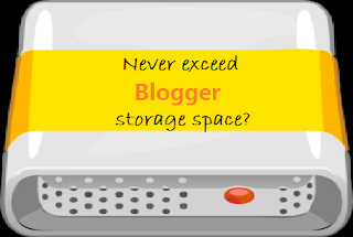 blogger storage limit