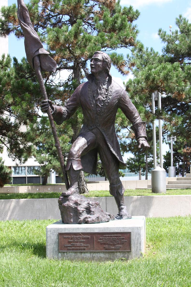 Michigan Exposures: Antoine DeLemothe Cadillac Statue