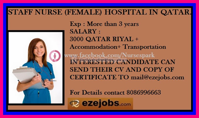 Staff Nurses For Qatar