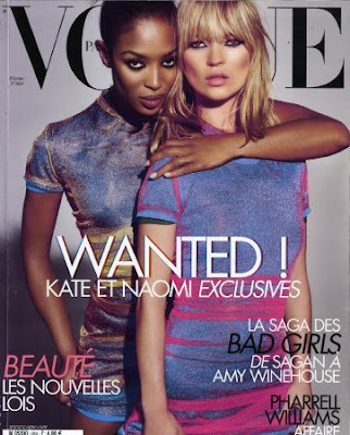 Naomi Campbell and Kate Moss, Vogue Paris Cover February 2008