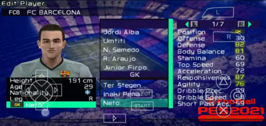 PES 2021 ISO Lite PPSSPP Offline Update | Socceroid