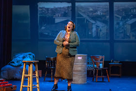 IN REVIEW: soprano ROBYN MARIE LAMP as Mimì in Opera in Williamsburg's September 2022 production of Giacomo Puccini's LA BOHÈME [Photograph by Andrew Keefe, © by Gentle Grace Photography & Opera in Williamsburg]