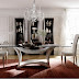 Modern Interior Design :  Futuristic Glass Dining Table with Chairs