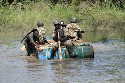 Army troops tour Sambisa