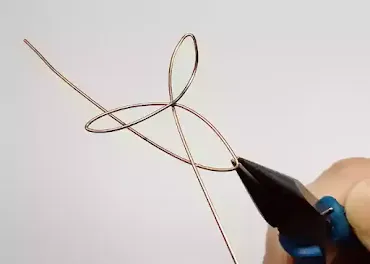 ホタルブクロのピアスの作り方 - step1：花びらを作る