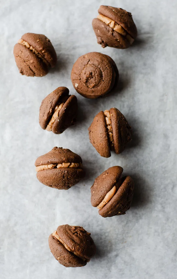 Chocolate Fudge Brownie Whoopie Pies