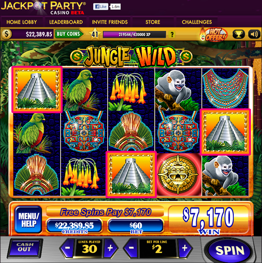 Juego de Casino Jungle Wild