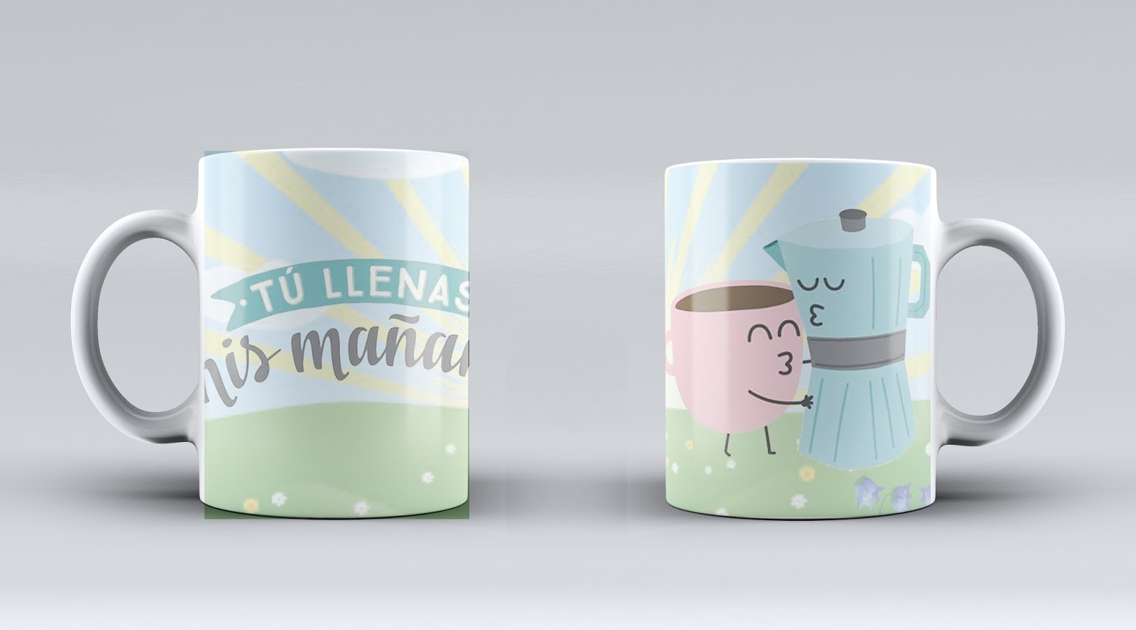 Download MOCKUP DOBLE PARA TAZAS ~ Colores Activos