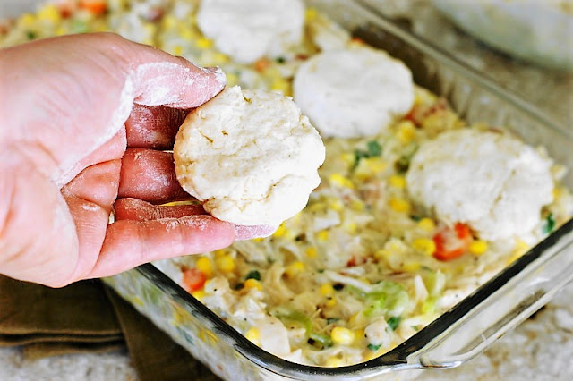  together with shredded chicken nestled inwards creamy sauce gets fifty-fifty ameliorate alongside the improver of bacon  Bacon & Corn Chicken Pot Pie