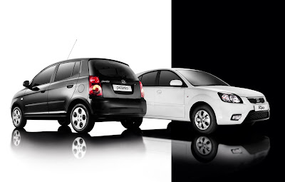 Black and white changes to the Kia line-up