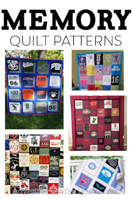 collage of memory quilts