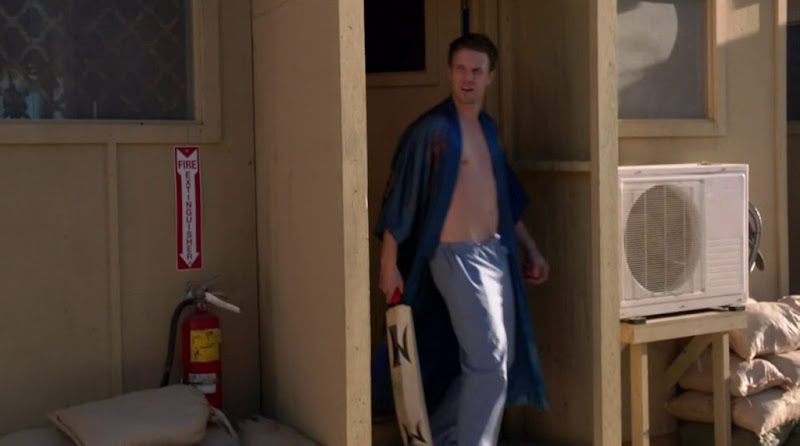 Luke Mably Shirtless in Combat Hospital s1e02