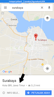 cara menambah lokasi di google map android