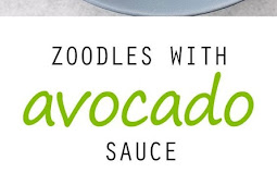 zucchini noodles with avocado sauce