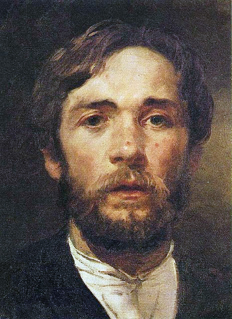 Andrei Petrovich Ryabushkin, Self Portrait, Portraits of Painters